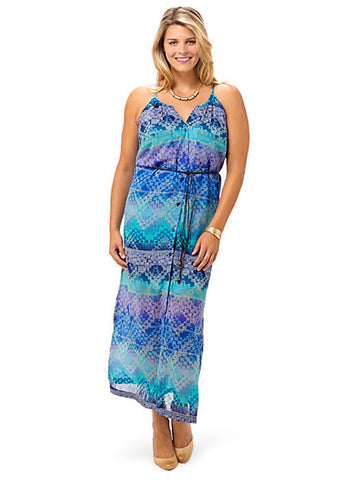 Hyacinth Chiffon Maxi Dress