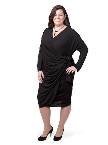 Wrap Dress with Ring