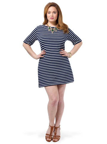 Nautical Stripe Tunic Dress