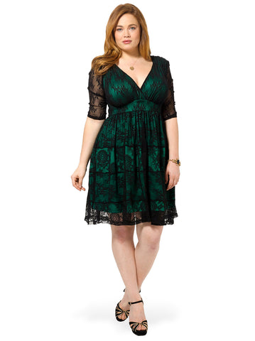 Tiers Of Joy Dress In Emerald