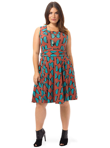 Dolce Vita Dress In Mariposa Print