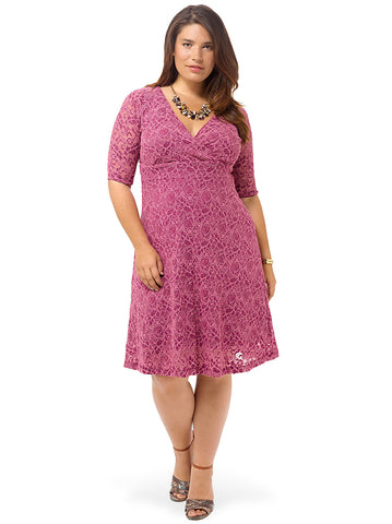 Raspberry Sorbet Lace Dress