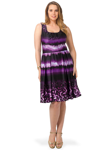 Purple Leopard Tank Dress
