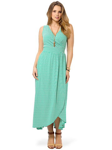 Meadow Mist Stripe Maxi Dress