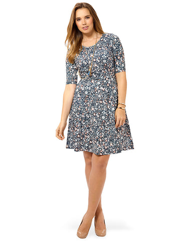 Spiced Floral Fit & Flare Dress
