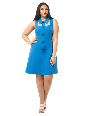 Marcia Dress In Blueberry