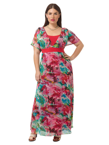 Aria Maxi Dress In Tahitian Bliss