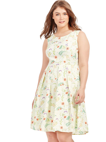 Daniel Dress In Parrot Print